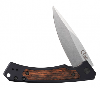 Case XX Marilla 25899 Walnut Wood Black Aluminum CPM S35VN