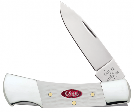 Case xx Lockback SparXX White Synthetic 60199 Stainless Pocket