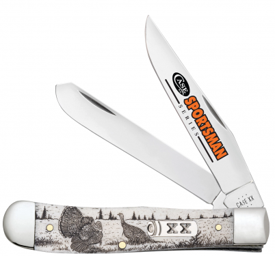 Case xx Trapper Turkey Sportsman Natural Bone 81221 Stainless