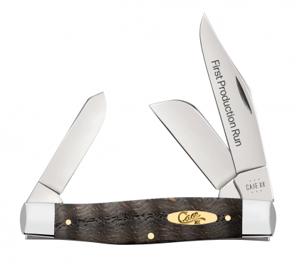 Case xx First Run Large Stockman Black Curly Oak 94004 Stainless 1