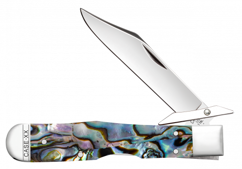 Case XX Cheetah Cub Abalone 12040 Stainless Pocket Knife - CA12040