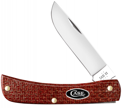 Case XX Sod Buster Jr Dark Red Micarta 12273 Carbon Steel Pocket Case XX Sod Buster Jr Dark Red Micarta 12273 Carbon Steel Pocket
