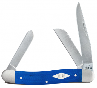ブルースシロウ Case xx Stockman Blue G-10 Satin Stainless 16752 Pocket Knife