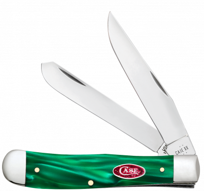 Case XX Trapper Green Pearl Kirinite 24410 Stainless Pocket Knife