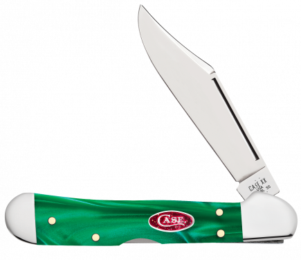 Case XX Mini Copperlock Green Pearl 24416 Stainless Pocket Knife