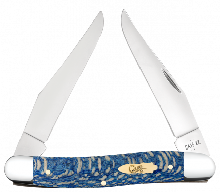 Case XX Muskrat Blue Sycamore Wood 63737 Stainless Pocket Knife
