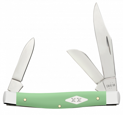 Case XX Stockman Mint Green Synthetic 63832 Stainless Pocket Knife