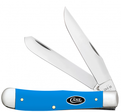 Case XX Trapper Light Blue Synthetic 68900 Stainless Pocket Knife