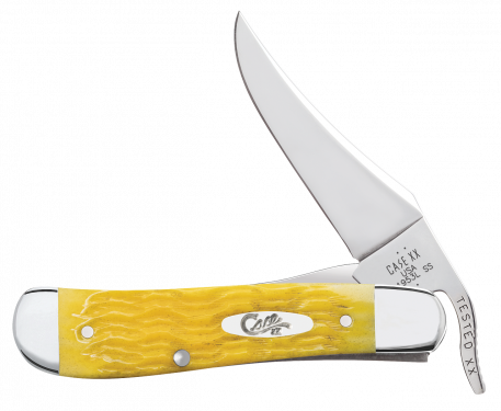 Case XX Russlock Platts Jig Yellow Bone 75315 Stainless Pocket