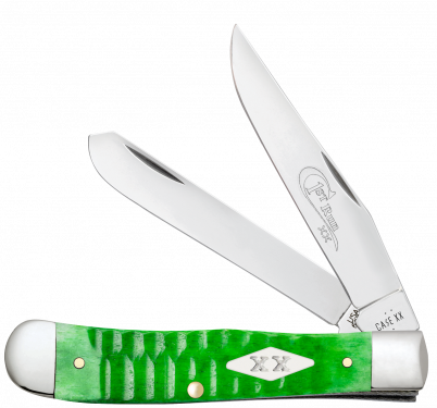 Case XX Trapper 1st Run Gator Jig Bright Green Bone 81440