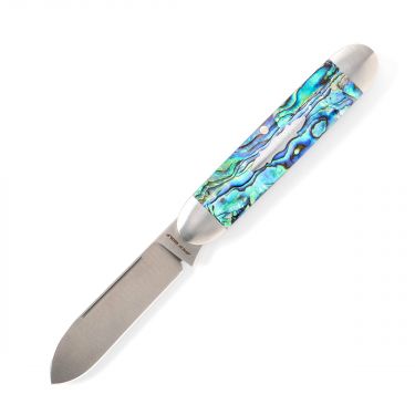 Jack Wolf Gateway Equal End Abalone & Sandvik 14C28N Stainless
