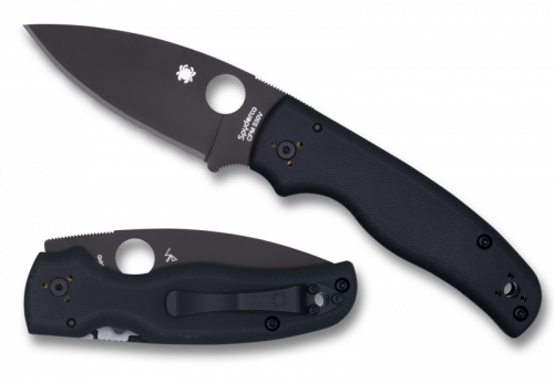 Spyderco Shaman Knife Black G-10 & DLC CPM-S30V Stainless Spyderco Shaman Knife Black G-10 & DLC CPM-S30V Stainless