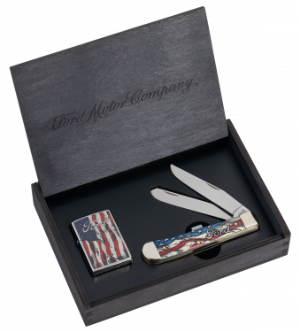 Case XX Ford Trapper 14331 Natural Bone Stainless Pocket Knife and