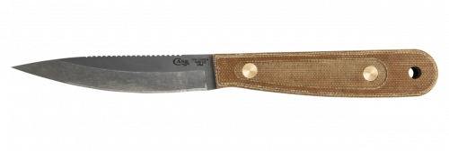 Case XX RW Caper Roland Welker Tan Micarta Carbon Steel 50629