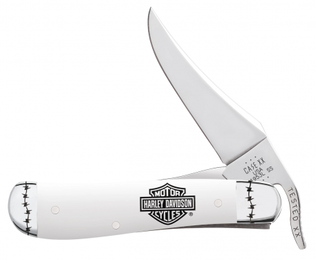 Case xx Harley-Davidson Russlock 52249 White Stainless Pocket