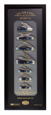 Case XX Limited Edition 53987 Ocean Blue Bone Gator Jig 7-Piece