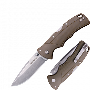 Cold Steel Verdict Flat Dark Earth C3SPSSFDE Stainless Pocket