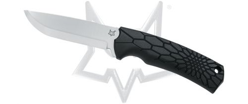 Fox Core Scandi FX-606 Fixed Blade Stainless Black Thermorubber