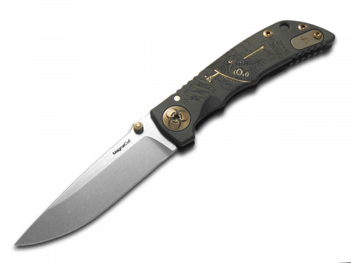 SPARTAN BLADES Harsey Folder 3.25 Frame Lock Plague Doctor Black