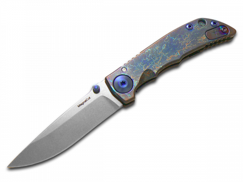 SPARTAN BLADES Harsey Folder 3.25 Frame Lock Custom Storm Watch