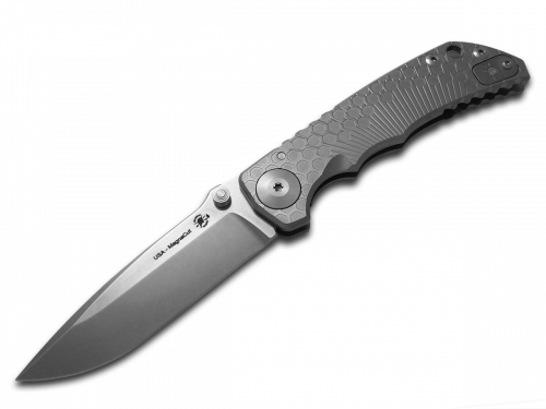 SPARTAN BLADES Harsey Folder SF5OCTA Octaburst Titanium & CPM