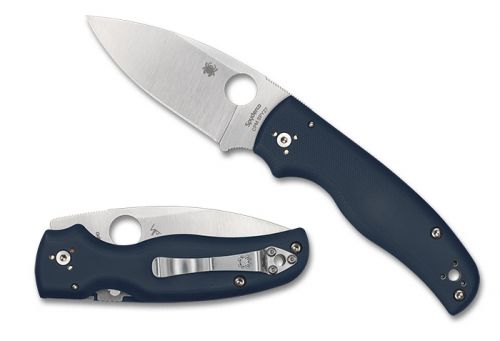 ※ココナミ※ 【Spick &Span】 Spyderco Shaman Compression Lock C229GPCBL Cobalt Blue G-10 & CPM